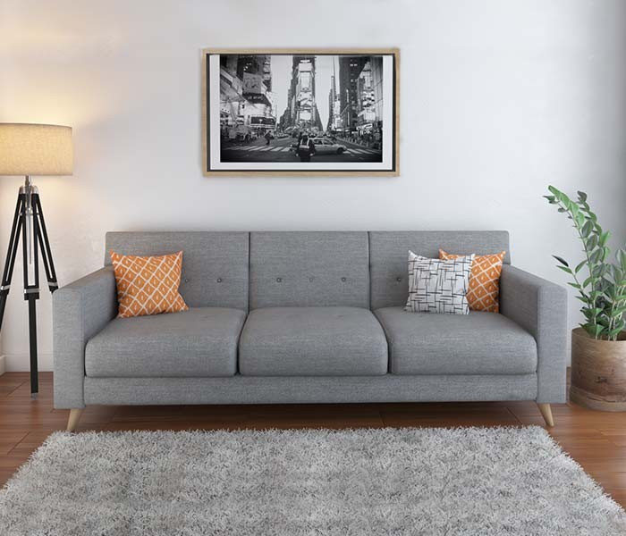 Krasia Fabric Sofa 3 seater