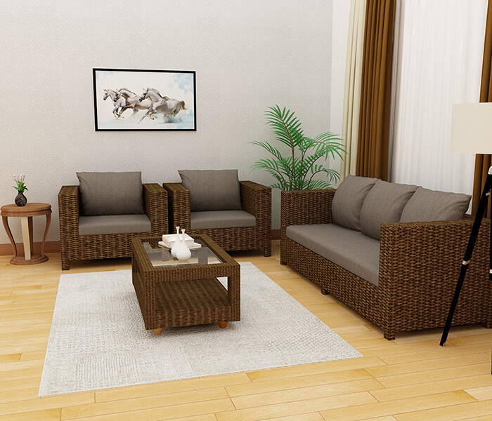 Sofa Cane Set (3+1+1)