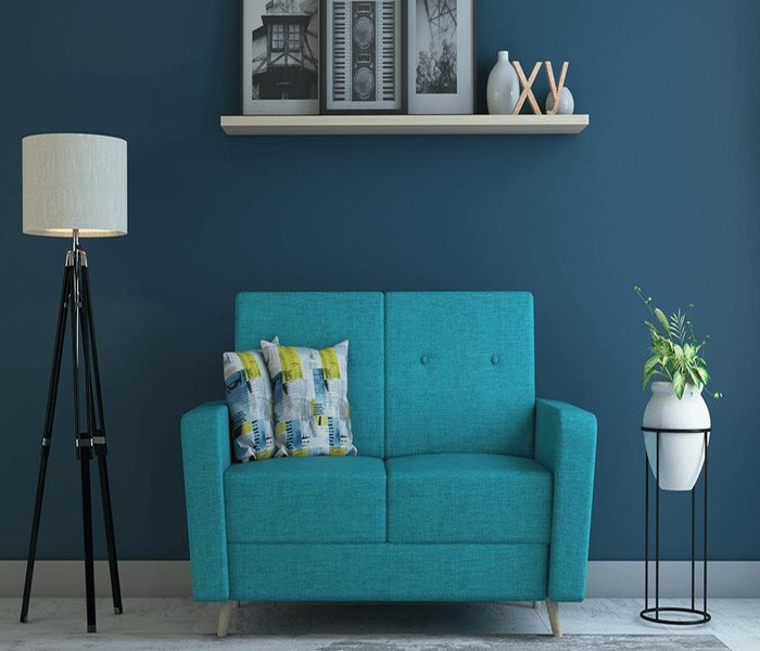 Turquoise Molfino 2 Seater