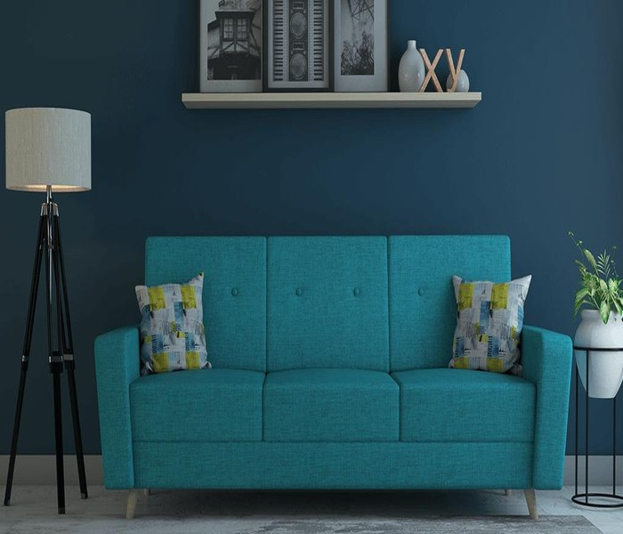 Turquoise Molfino 3 Seater