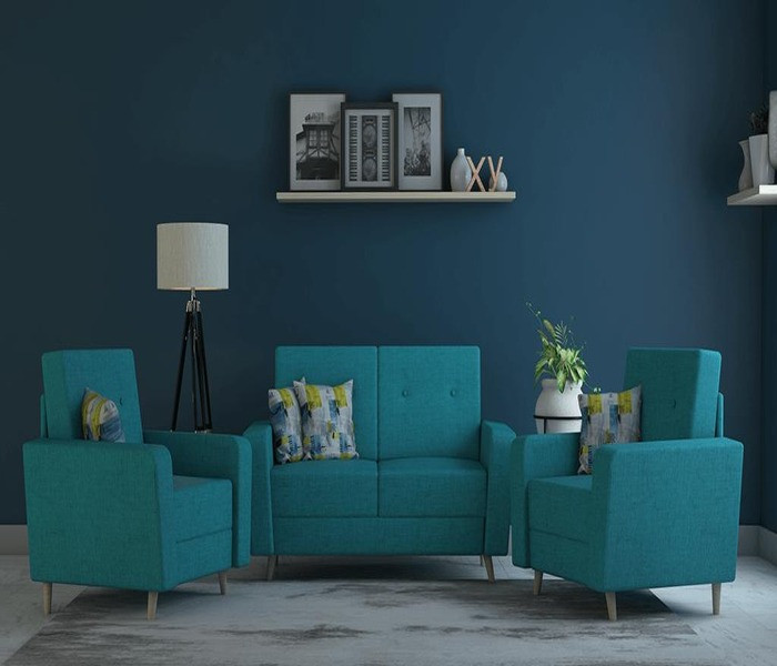 Turquoise Molfino 2+1+1 Seater