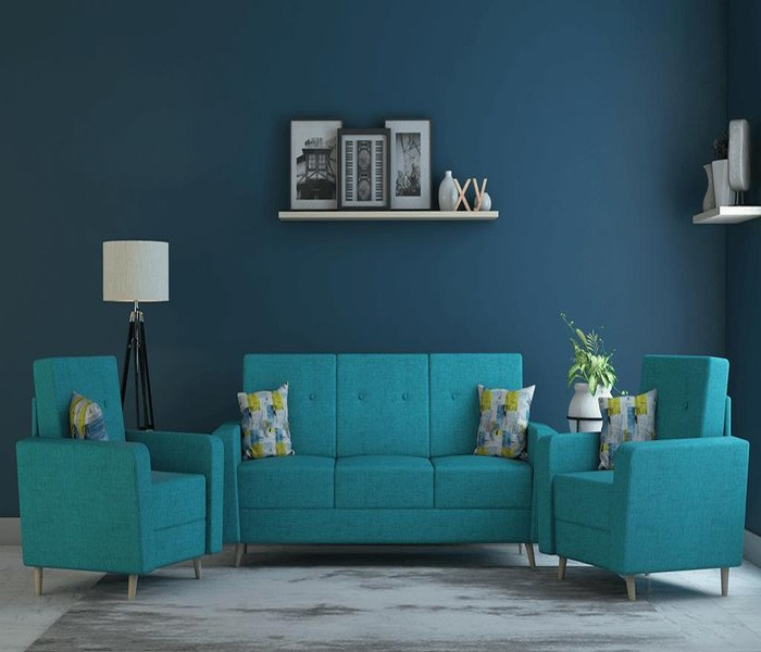 Turquoise Molfino 3+1+1 Seater