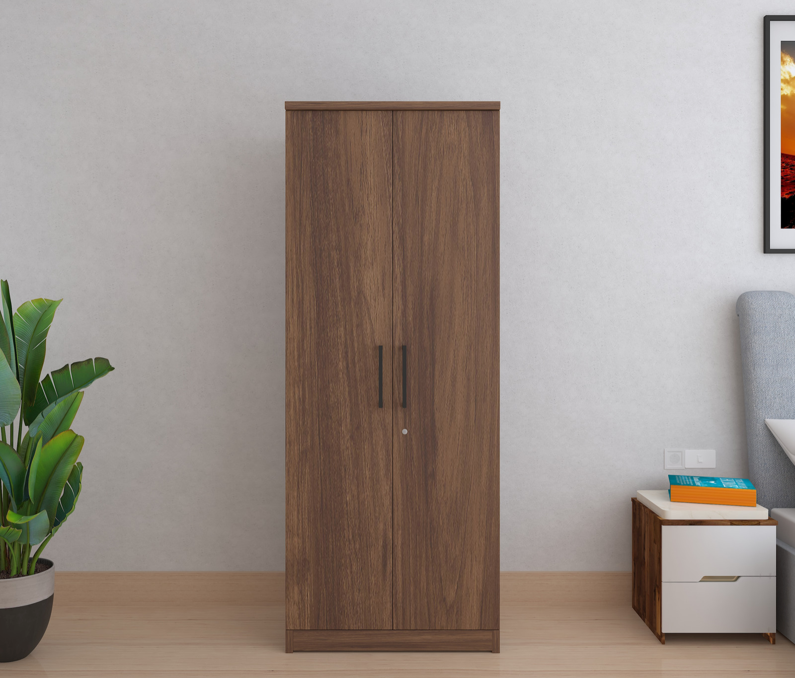 Two Door Wardrobe Small