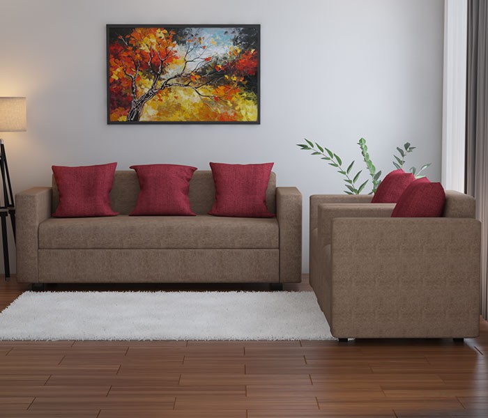 Sofa Fabric 3+1+1 seater