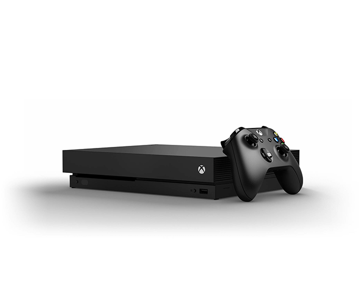 Xbox one X with 1 controller with game