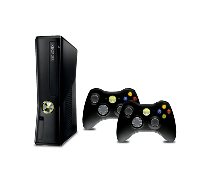 Xbox 360 with 2 controller and games